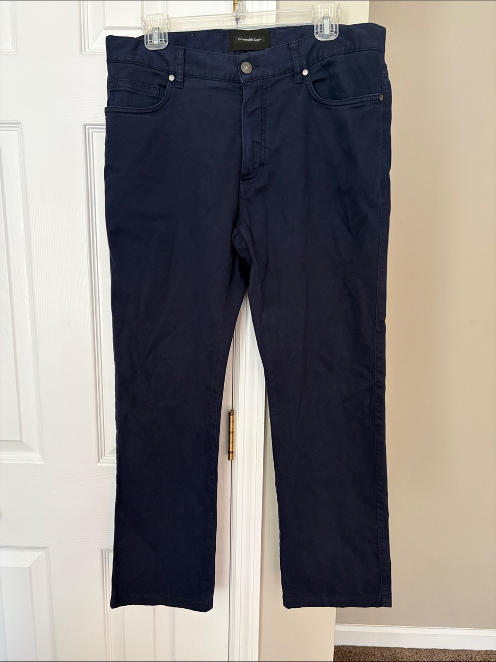 Ermenegildo Zegna Navy Straight Jeans